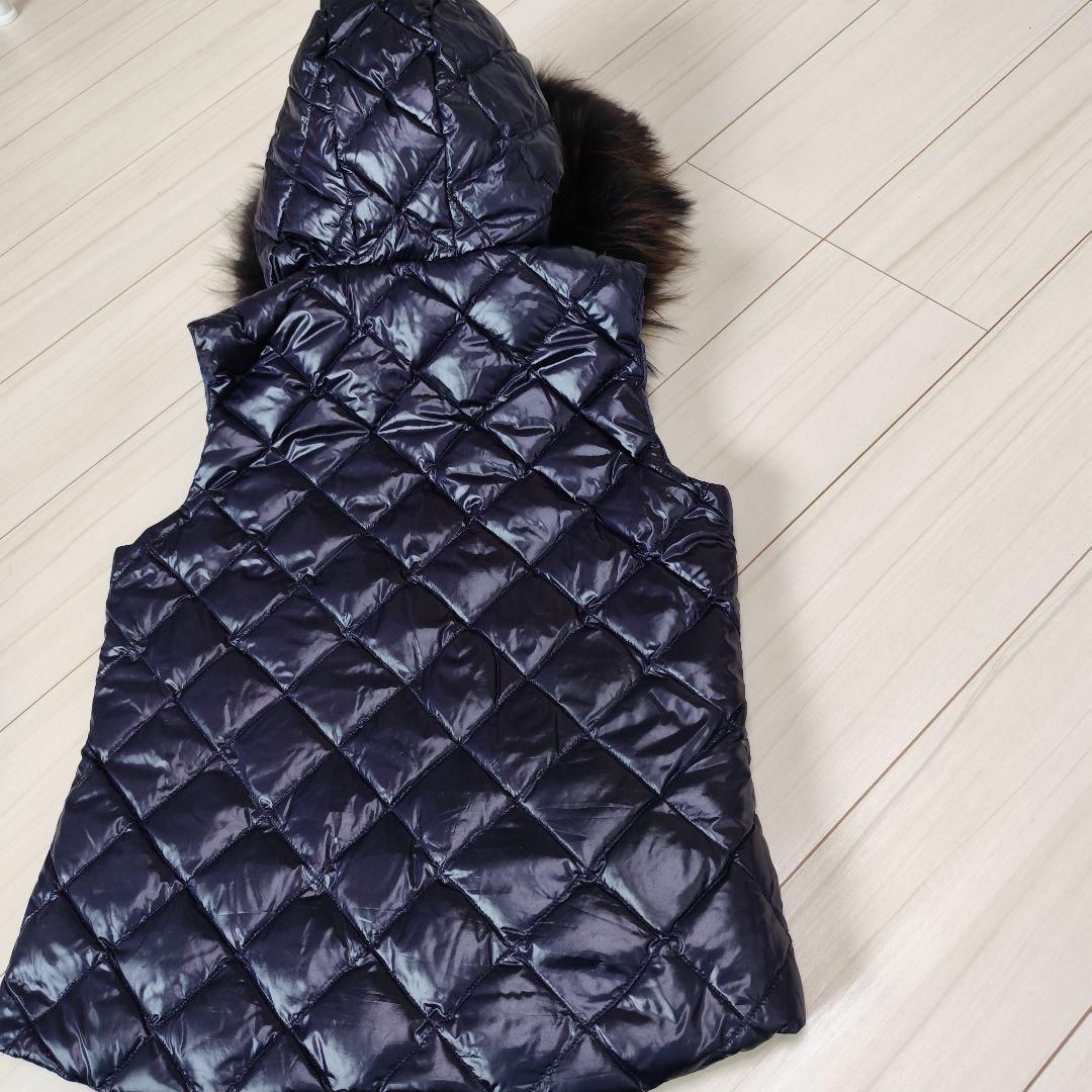 た*う様 美品 TATRAS ファー付リバーシブル キルティング ダウンベスト