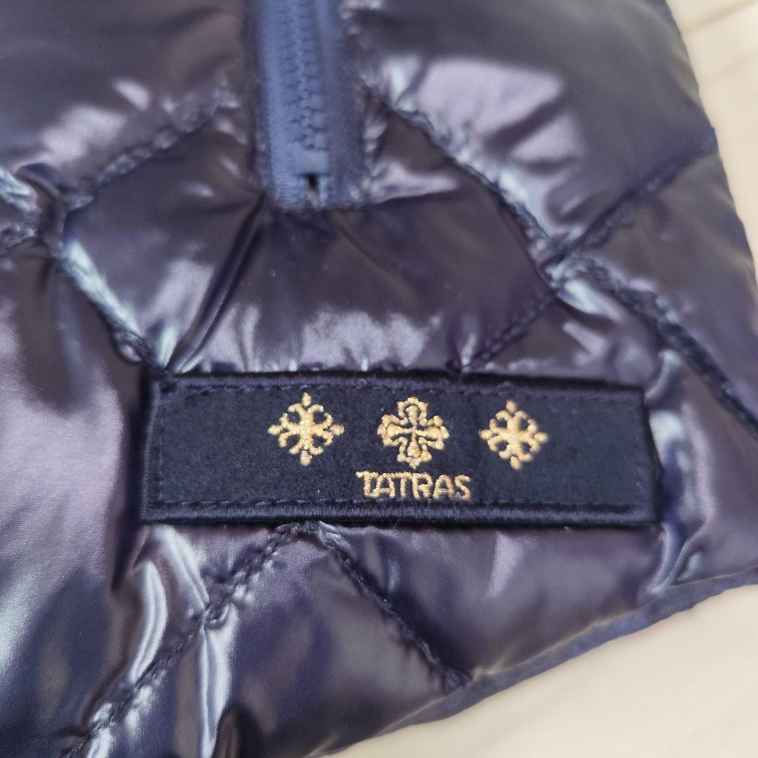 た*う様 美品 TATRAS ファー付リバーシブル キルティング ダウンベスト