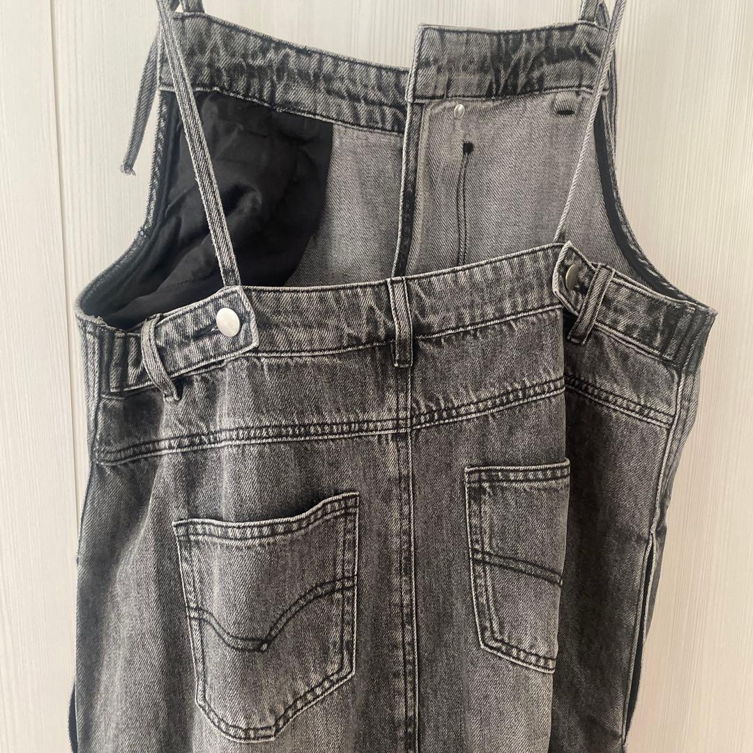 DOUDOU 裾フリンジジャンスカ