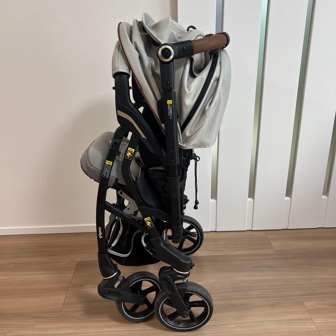 【美品】Pigeon ピジョン nautR ノートアール ベビーカー グレー