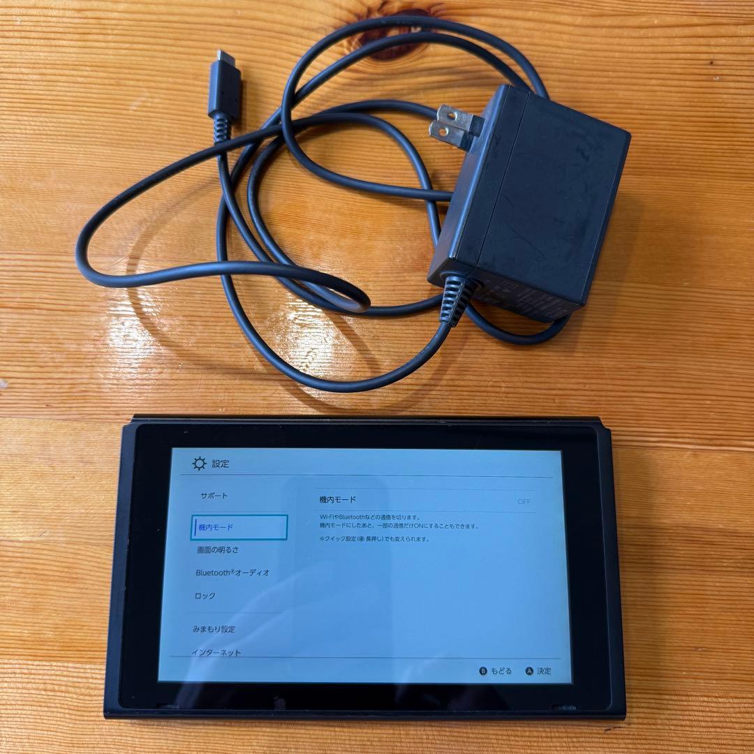 Switch本体液晶+純正ACアダプタ