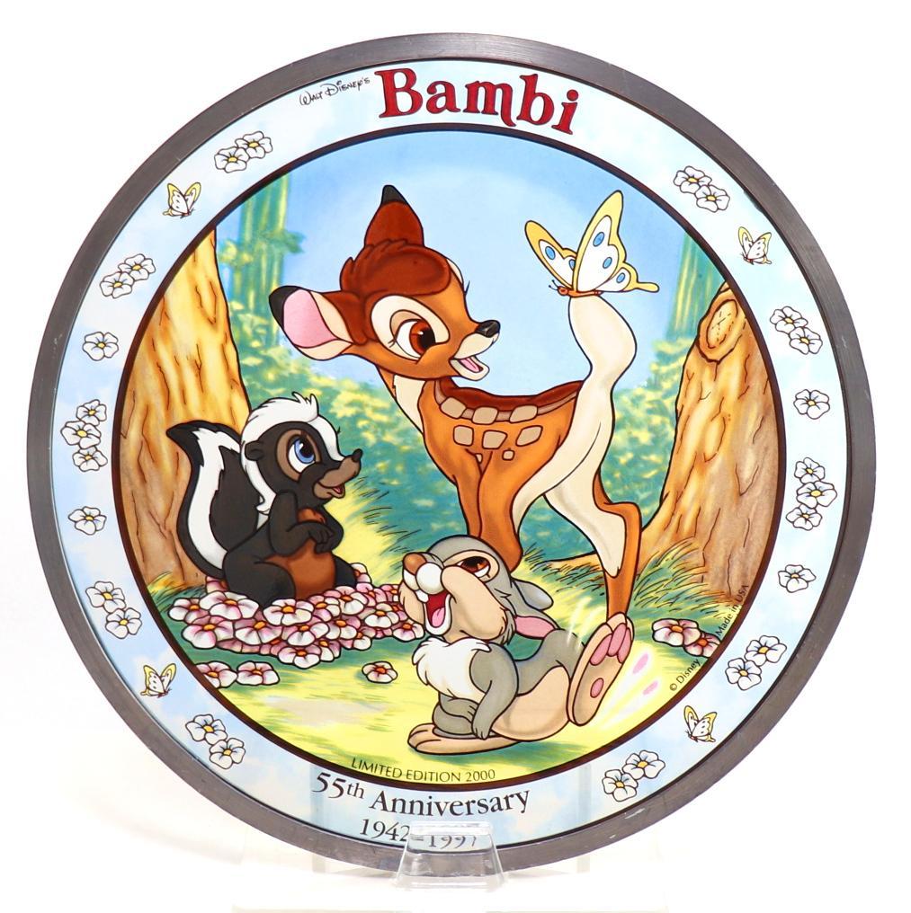 バンビ Bambi ディズニー公式 ヴィンテージ ステンドグラス 55周年記念