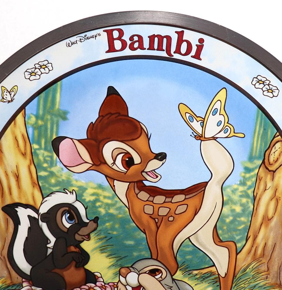 バンビ Bambi ディズニー公式 ヴィンテージ ステンドグラス 55周年記念