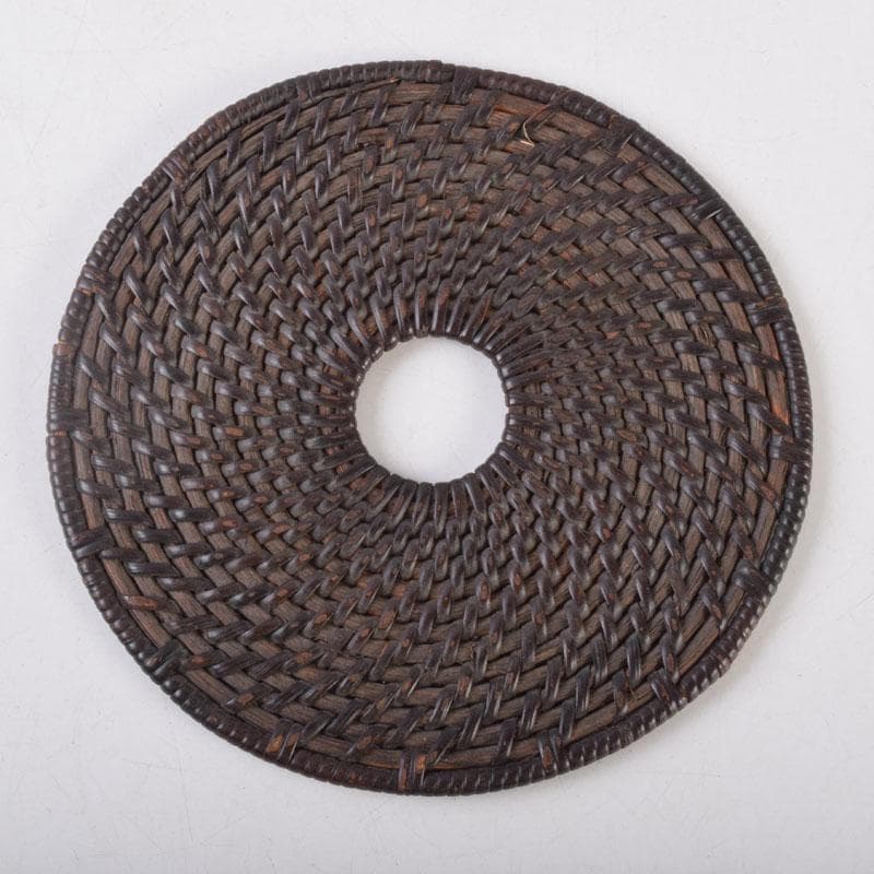 煎茶道具　籐編　瓶敷　瓶座　C　8517