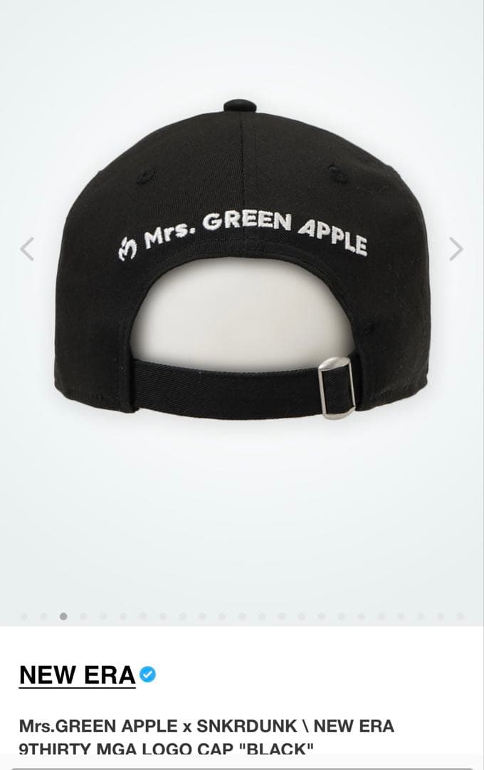に*こ様 Mrs.GREEN APPLE NEW ERA キャップ ミセス