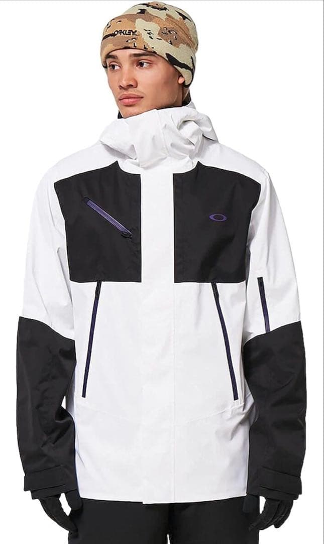 Oakley スノーボードウェア　上下セット　白黒
