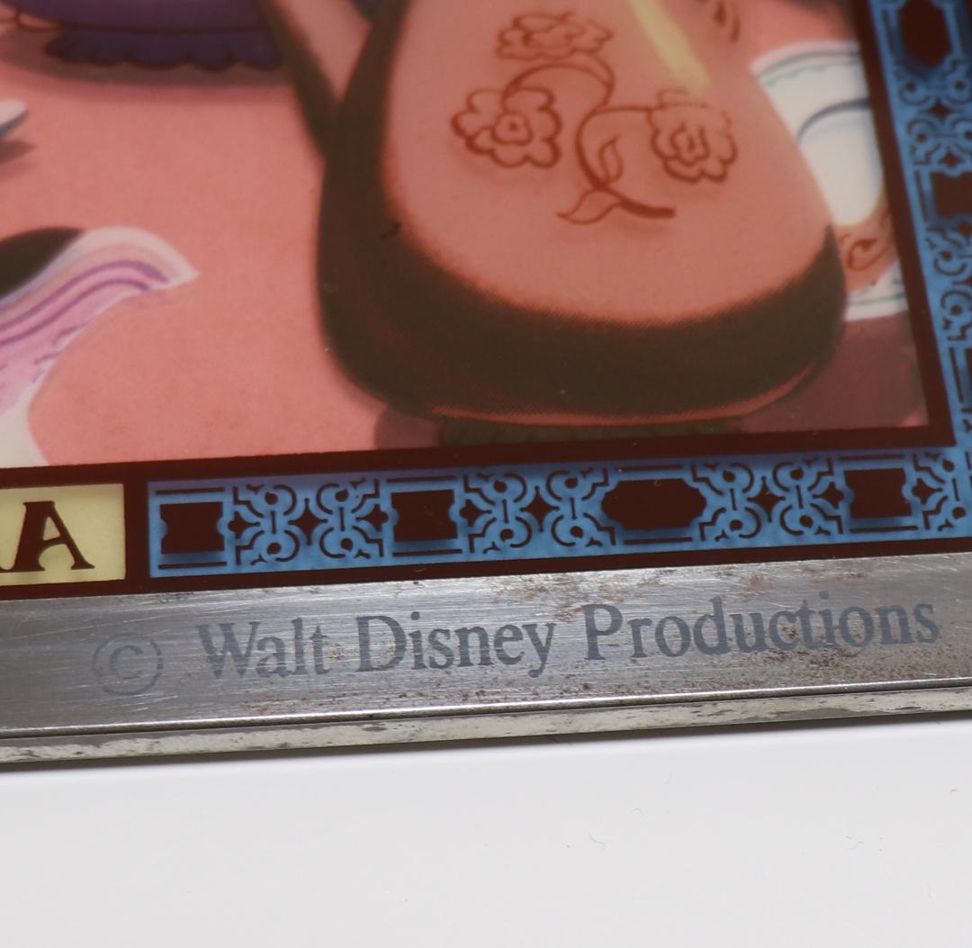 ディズニー公式激レア不思議の国のアリスルイス・キャロルヴィンテージステンドグラス