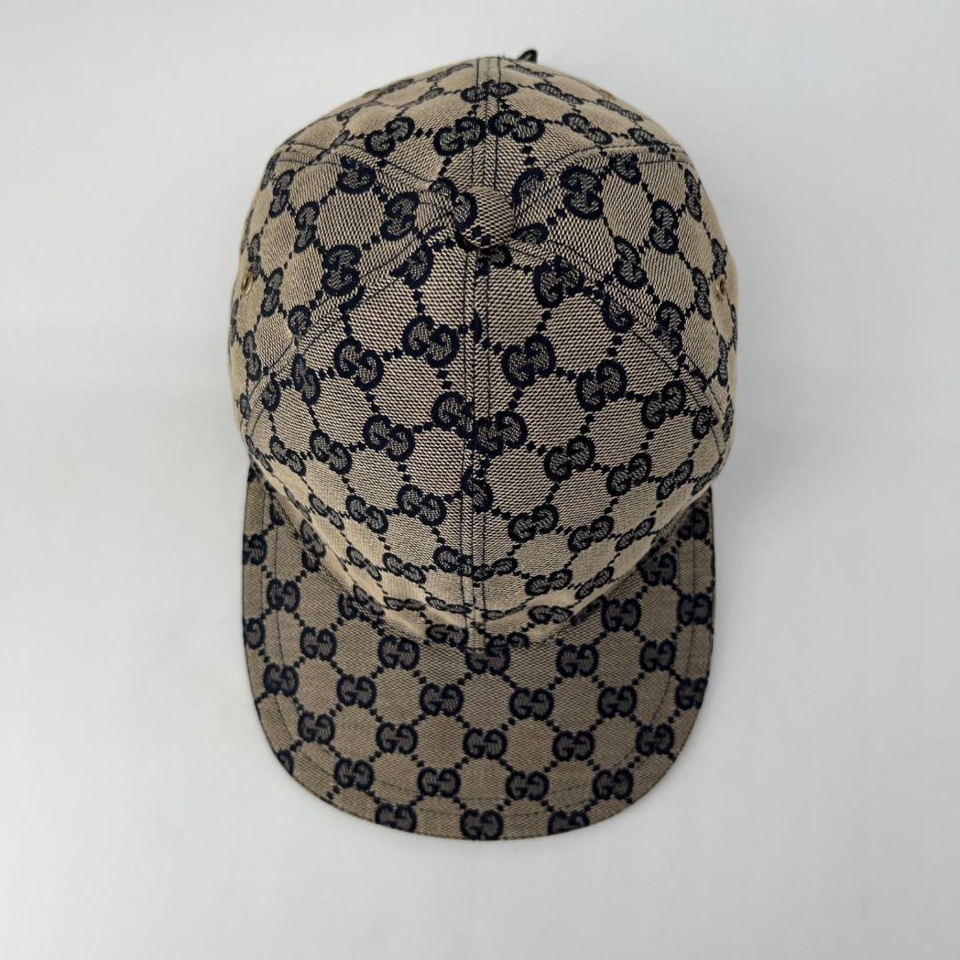 良品✨Y2K GUCCI GGパターン GGキャンバス ベースボールキャップ
