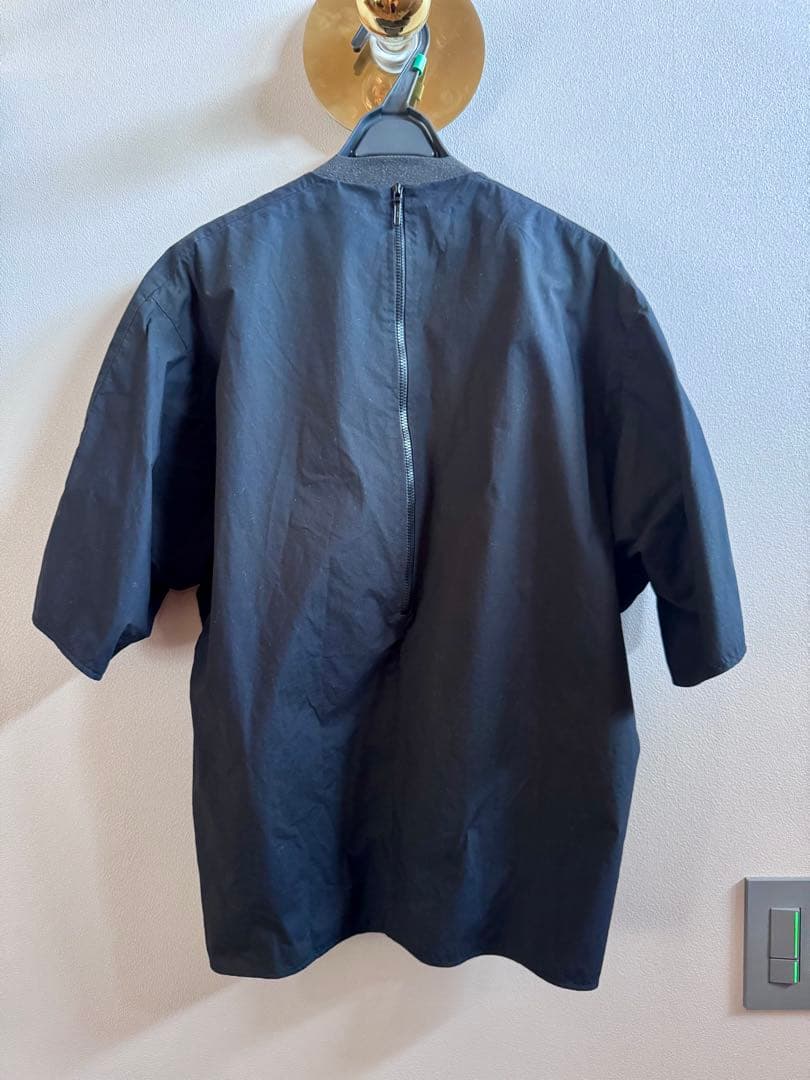 最終値下げ！BLAMINK コットン半袖ブラウス　サイズI 黒