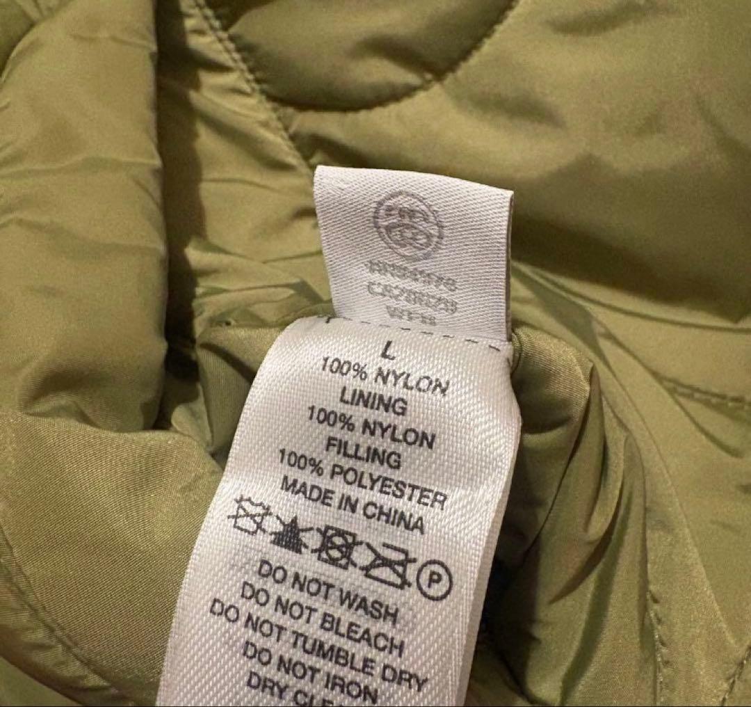 美品　stussyMA-1ジャケット Lサイズ