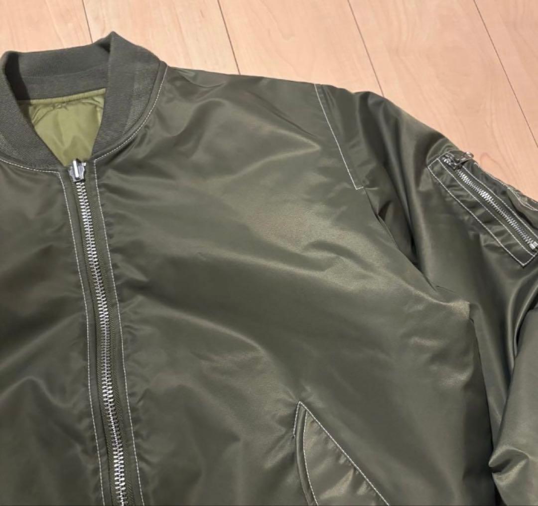 美品　stussyMA-1ジャケット Lサイズ