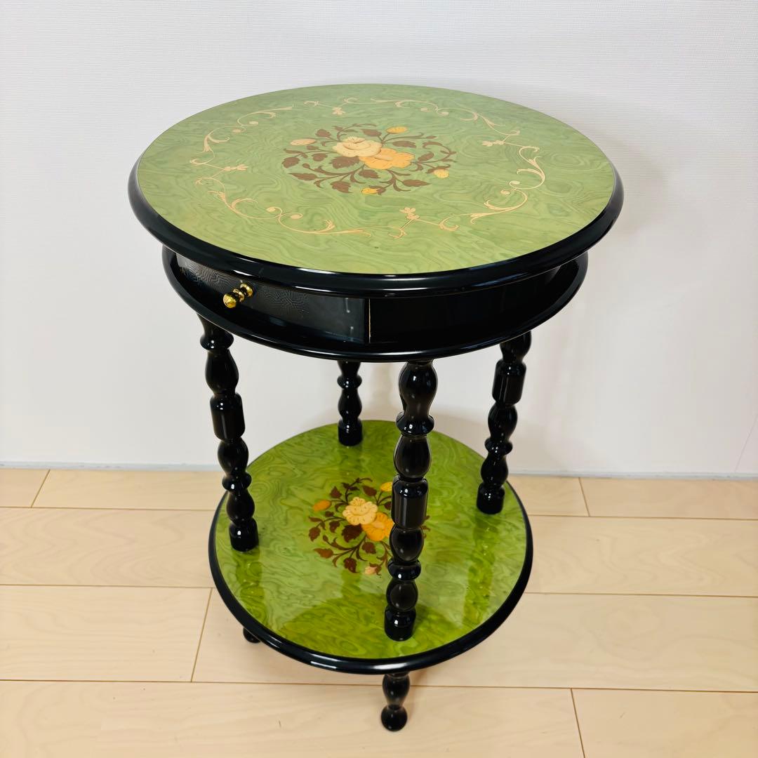 イタリア製　サイドテーブル　アンティーク　ビンテージ　送料込み