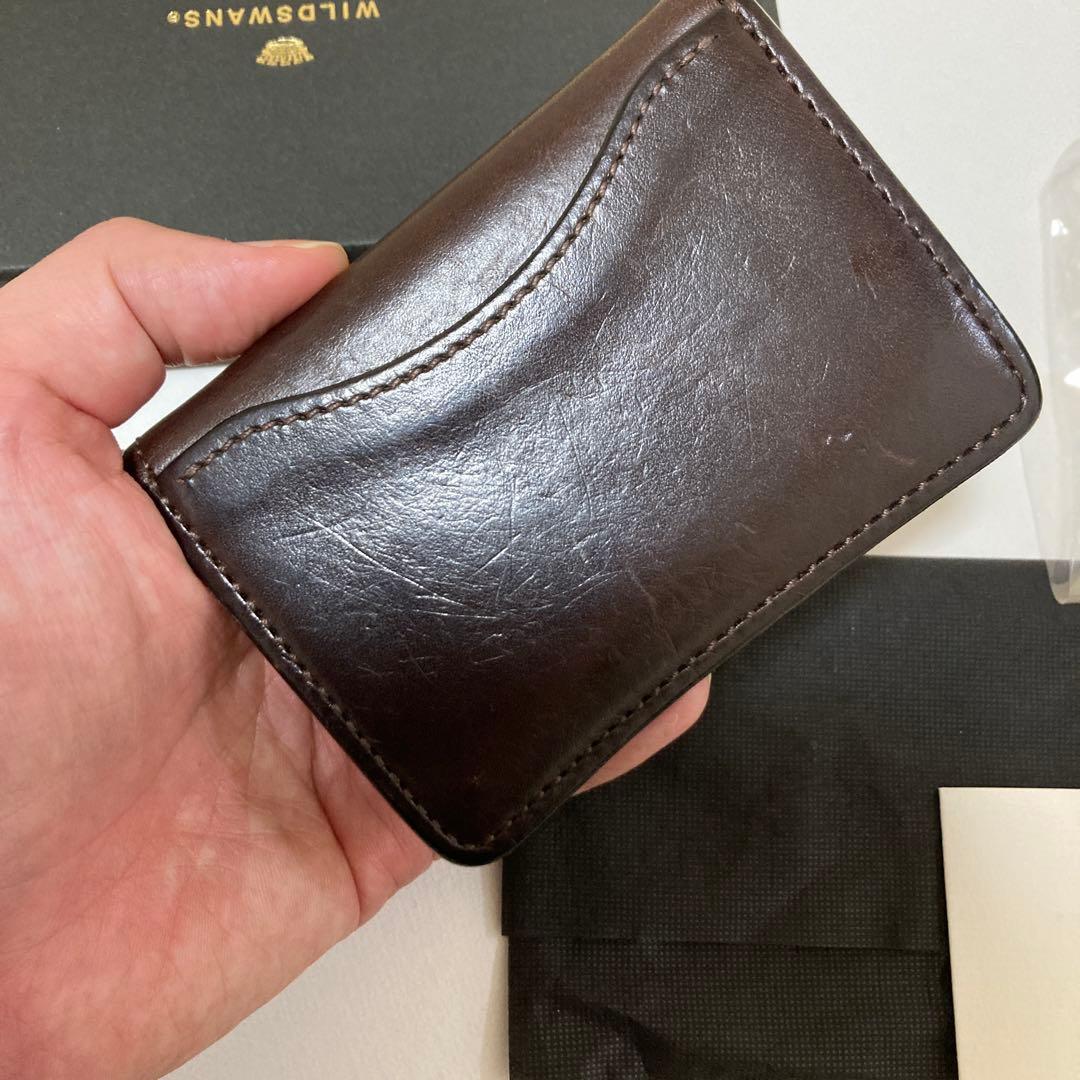 WILD SWANS タング　チョコ　王冠ロゴ　財布