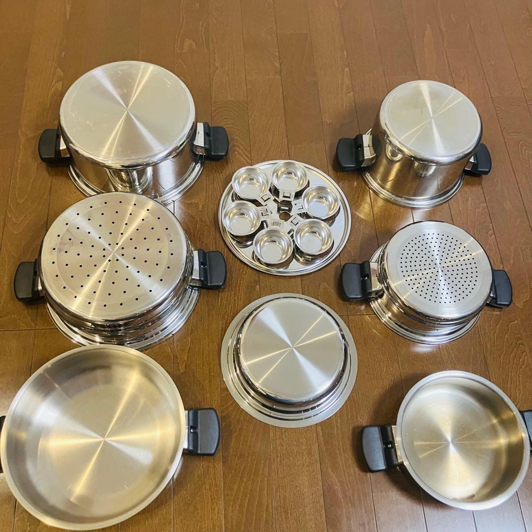 ち*ぃ様 アムウェイ シチューパン　ソースパン　フライパン　鍋セット