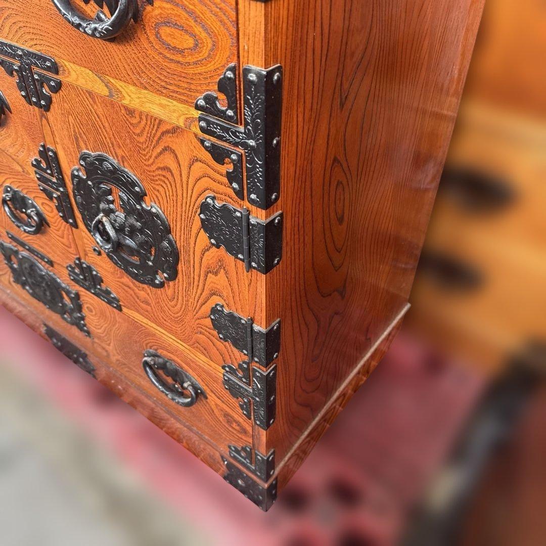 昭和レトロ　美品　岩谷堂箪笥　鍵付き