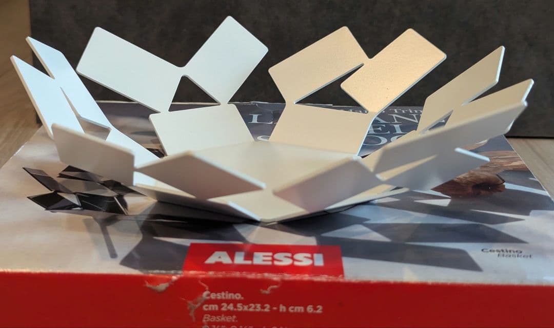 Alessi La Stanza dello Scirocco 白、新品箱傷あり