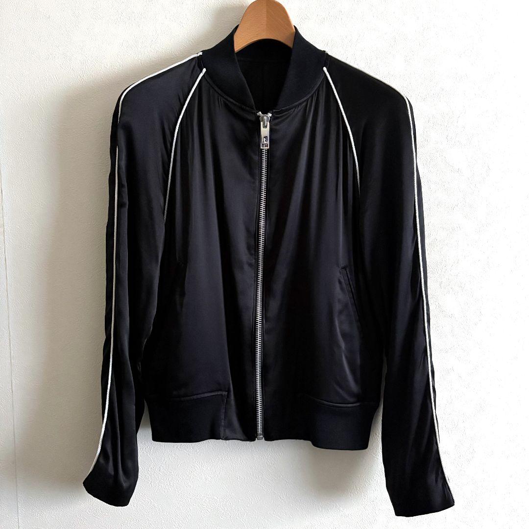 ジョンローレンスサリバン メンズ シルク スカジャン ボンバージャケットブルゾン