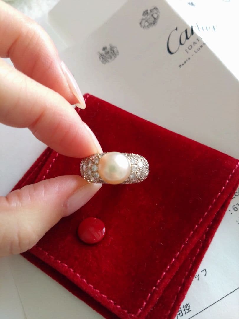 Cartier　ダイヤリング　juliette wg 希少品