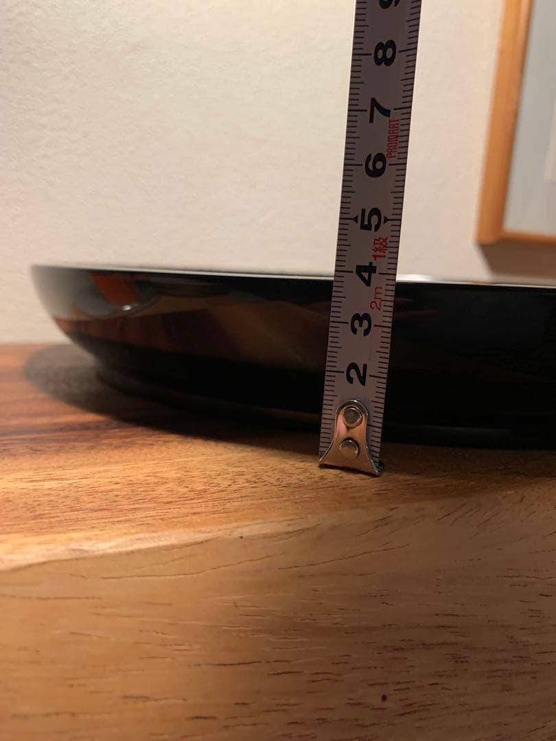 大圓盆 堅地本漆塗 漆器 茶道 裏千家 箱付き 大円本