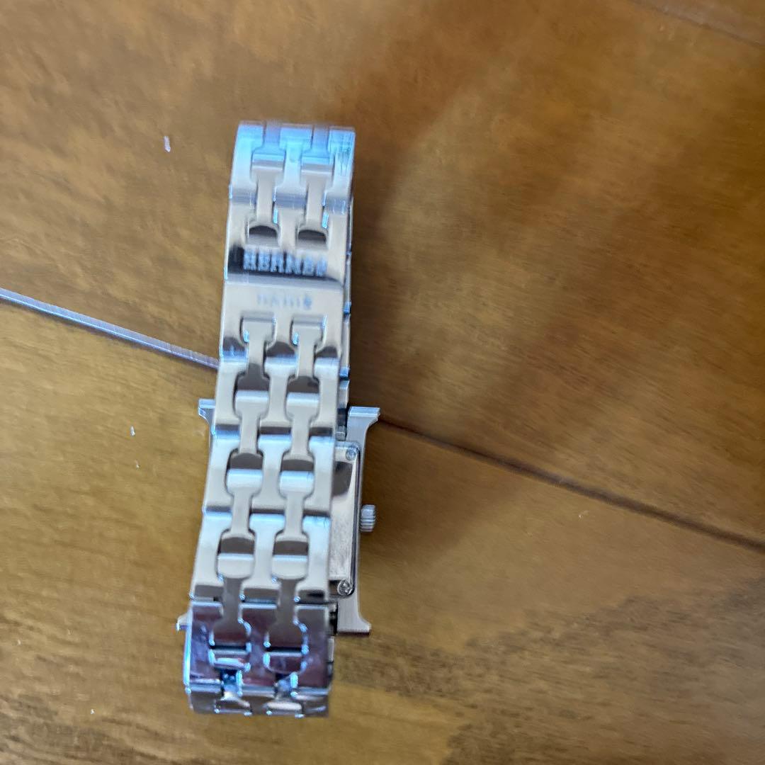 ★*）様 シルバー 長方形 Hクォーツ腕時計