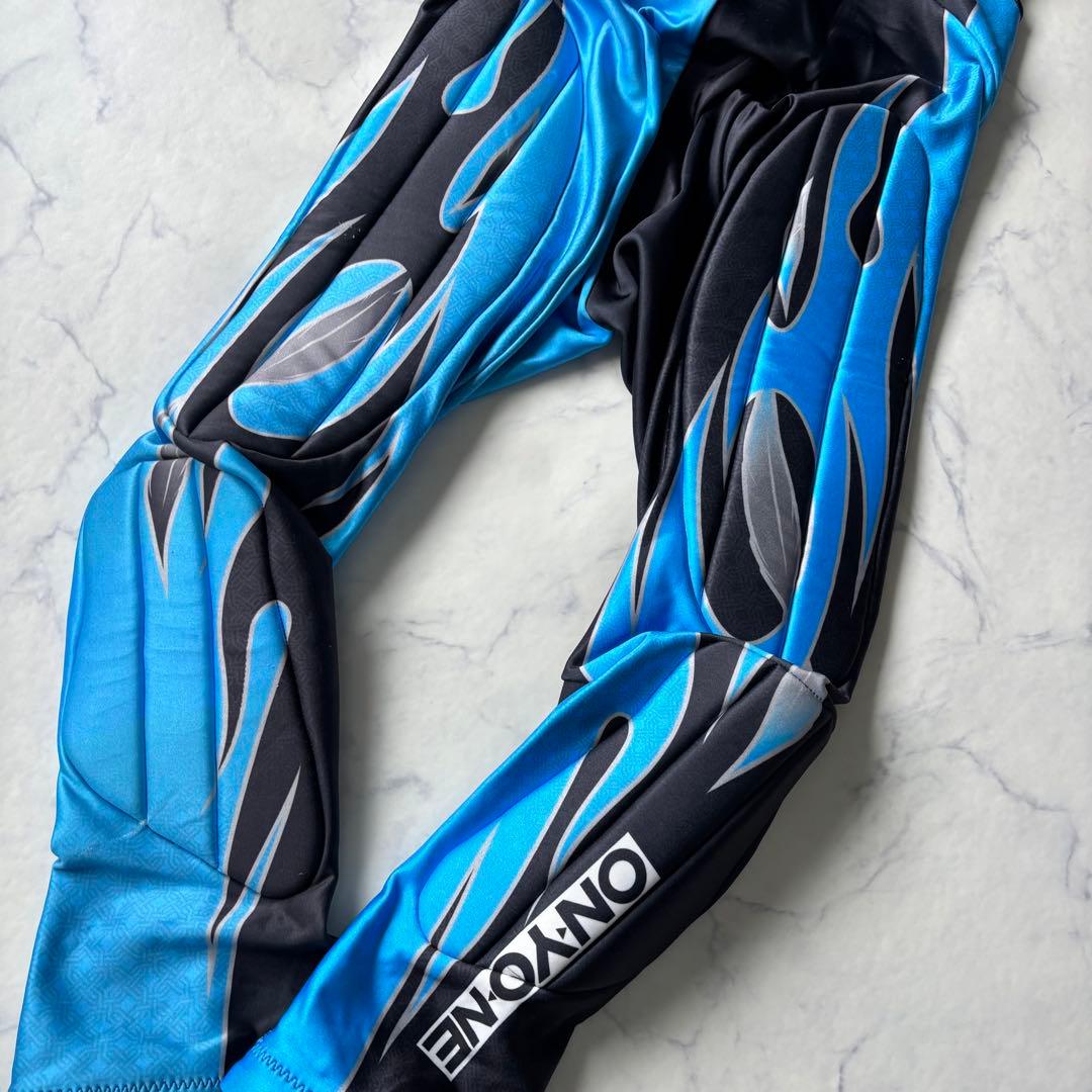 ONYONE スキー GSレーシングスーツ 青黒　セットアップ◆6900