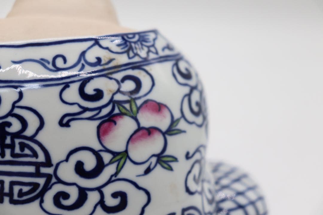 中国　景徳鎮　布袋　磁塑廠出品　送料込み0206