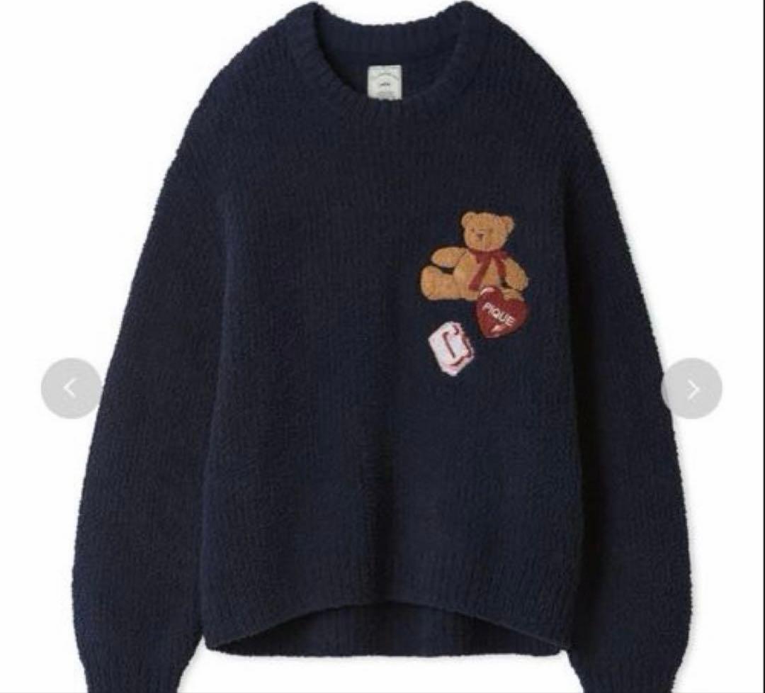 ち*◎様 新品☆ジェラピケ ベビモコベアさがらプルオーバー ネイビー