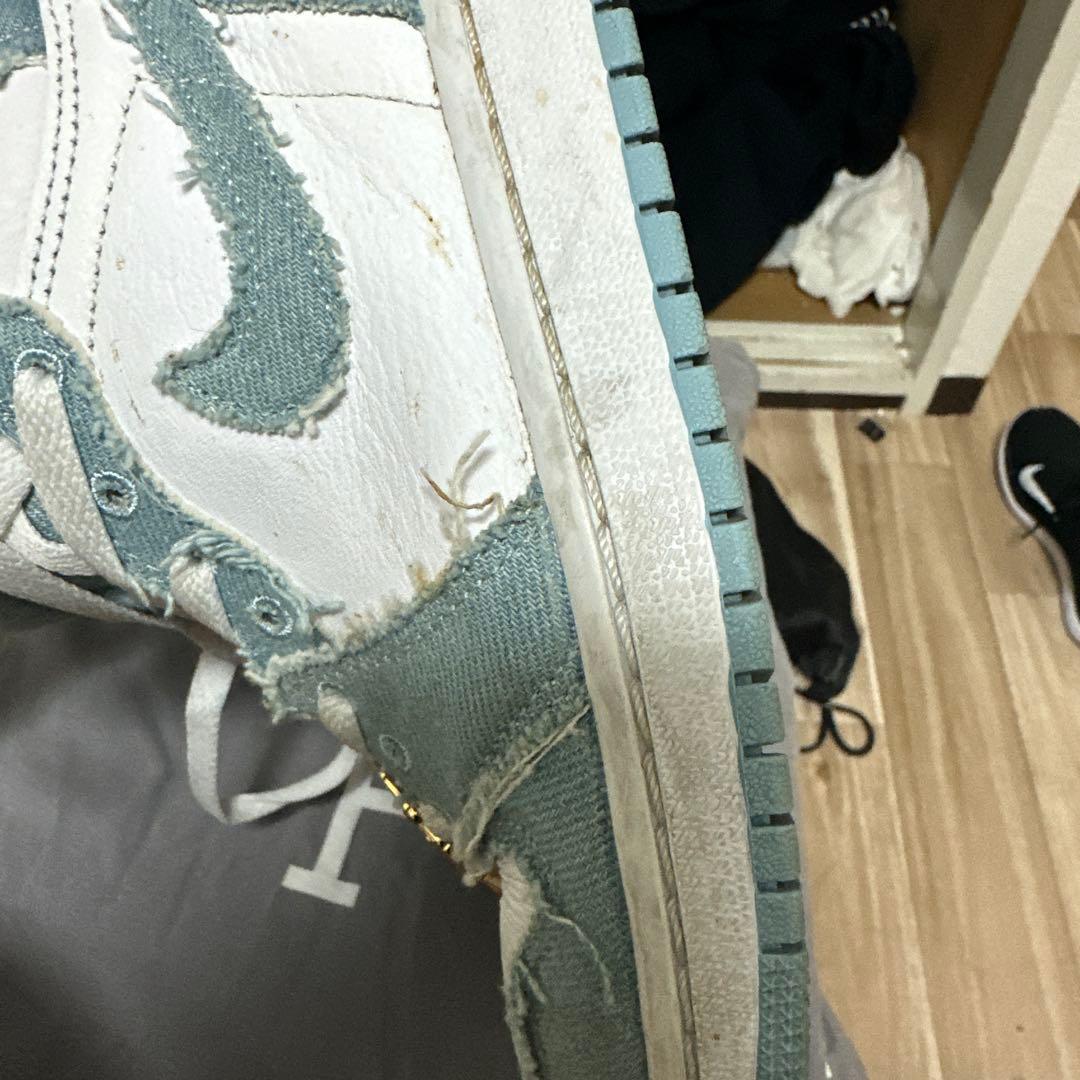 Nike Air Jordan 1 デニム/ホワイト ハイカット