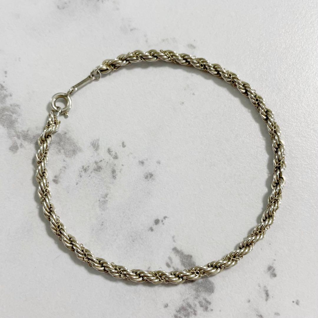 ティファニー TIFFANY ツイストロープ チェーン ブレスレット コンビ