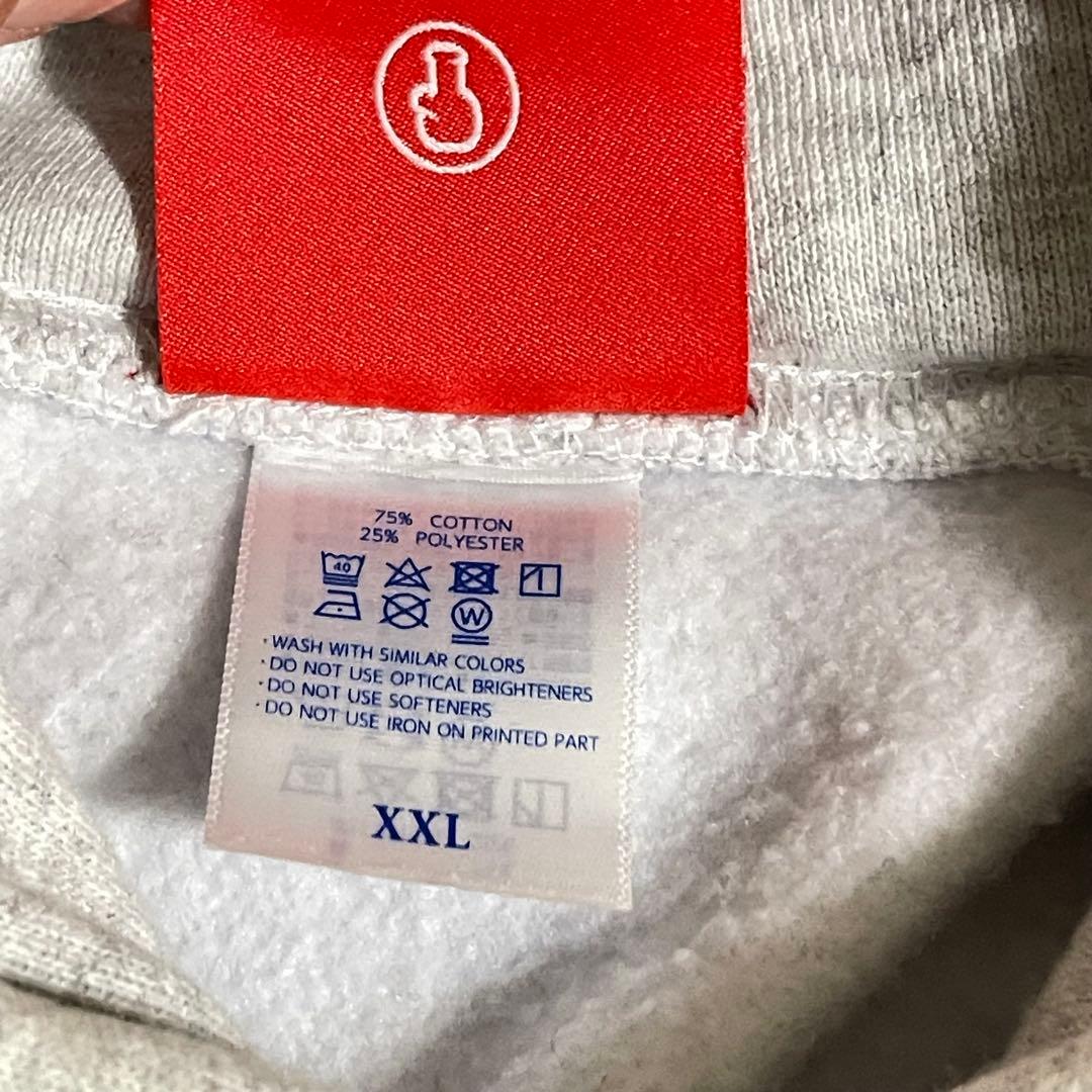 ココロブランド　バックプリント　花柄ボタニカル　ビッグロゴ　スウェット パーカー