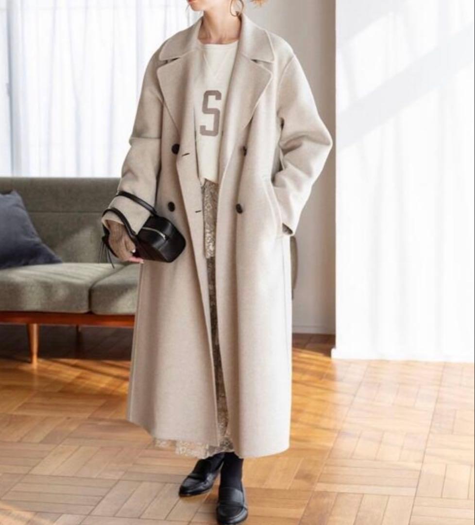 イエナIENAスーパー160ダブルフェイステーラードコート40