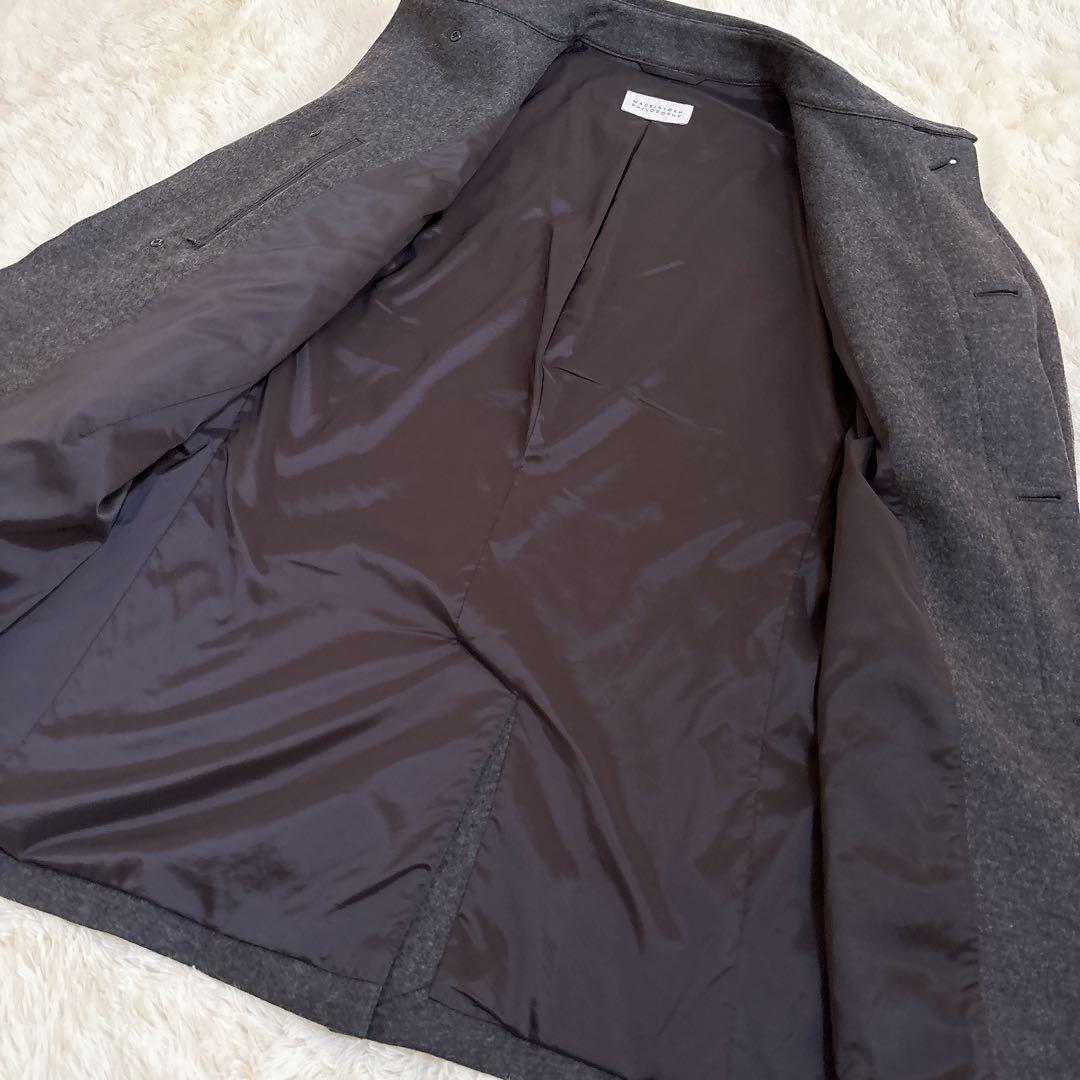 大きいサイズ マッキントッシュフィロソフィー ウール ステンカラーコート