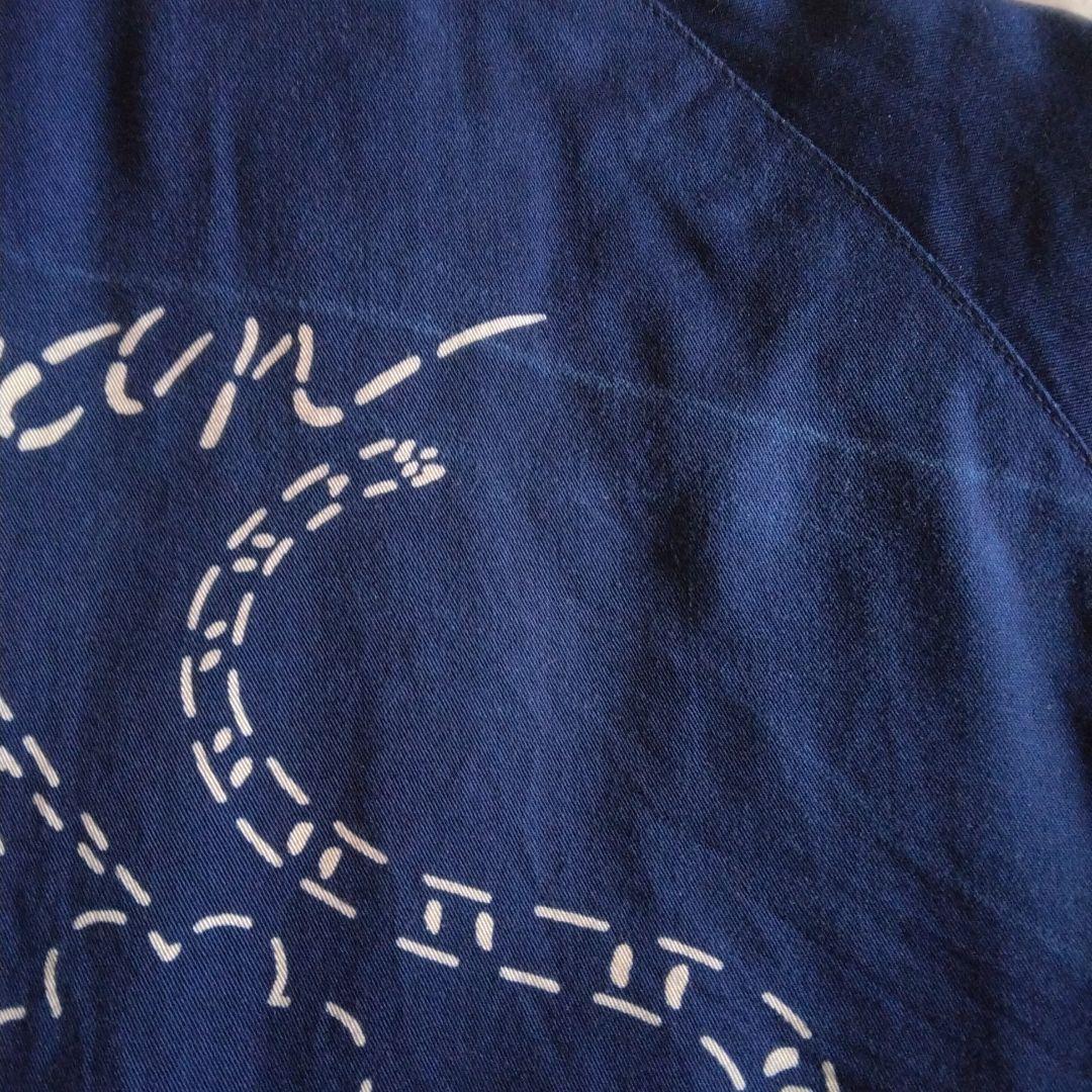 テーラー東洋　港商　スカジャン　インディゴブルー　両A面　M