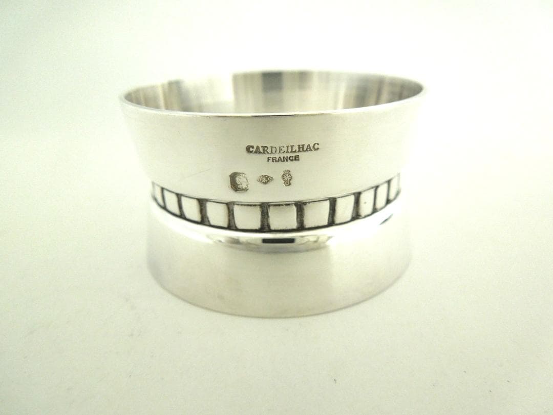 クリストフル　シルバーナプキンリング　純銀　Christofle