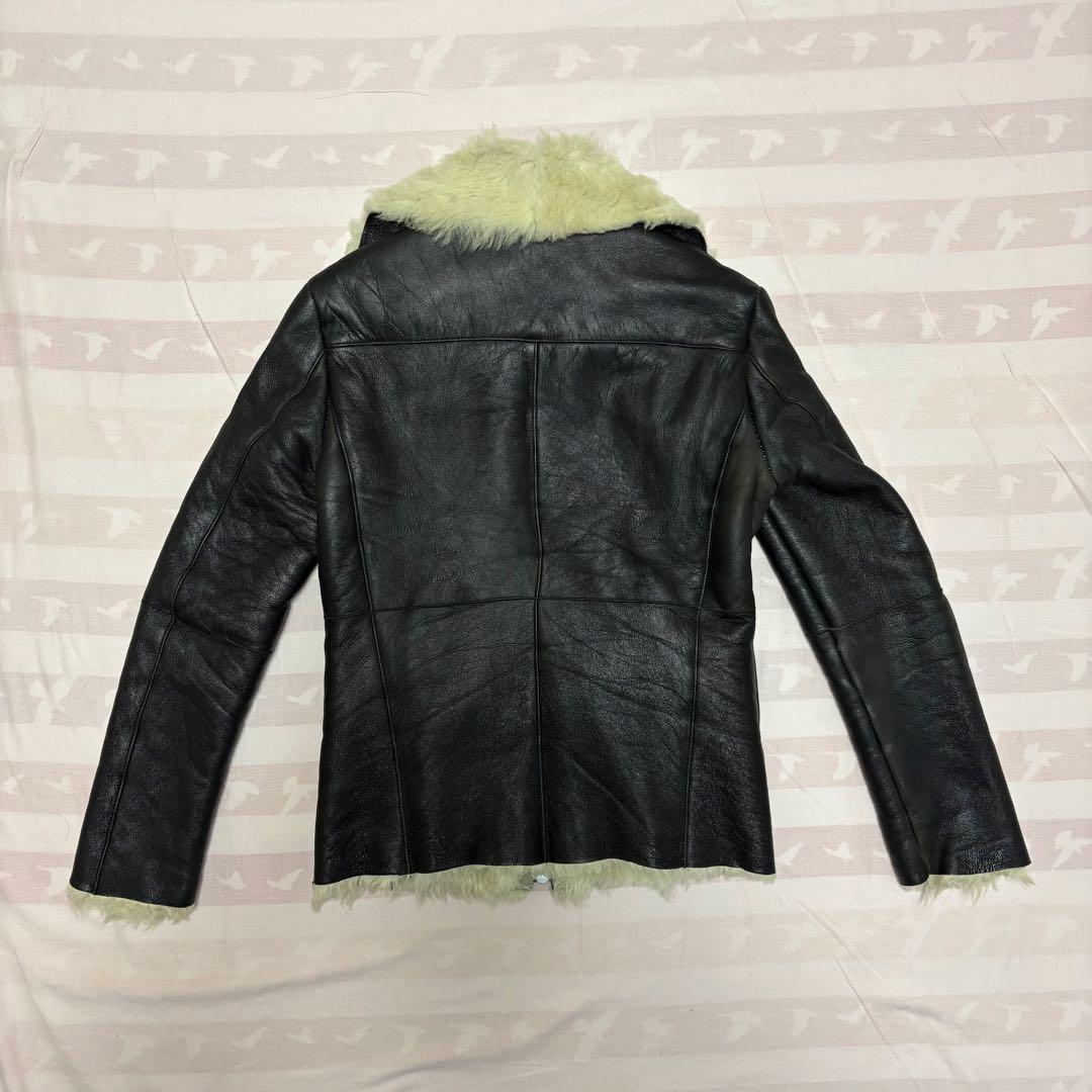 バックラッシュ　ムートン ライダース レザー BACKLASH ボア付き