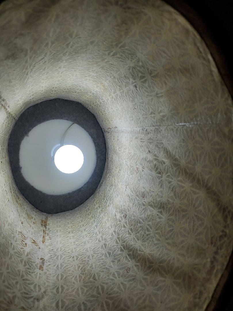 縁起物　希少蔵出し　風神　雷神　木製手彫り　彫刻入り置物 ライト付き