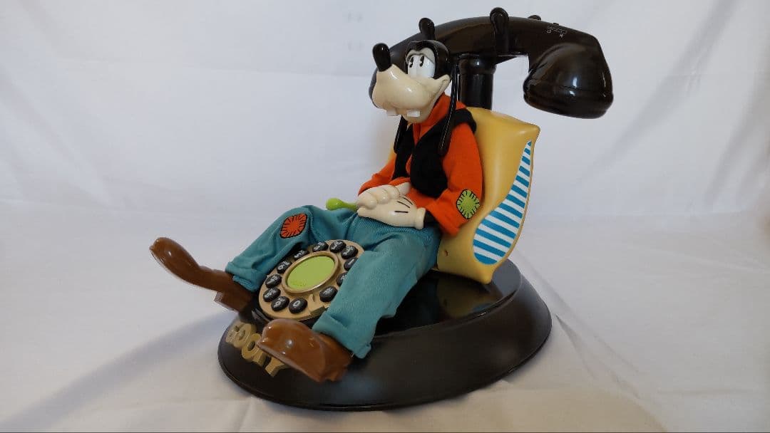 未使用珍品 TELEMANIA ディズニー グーフィー アニメーション電話