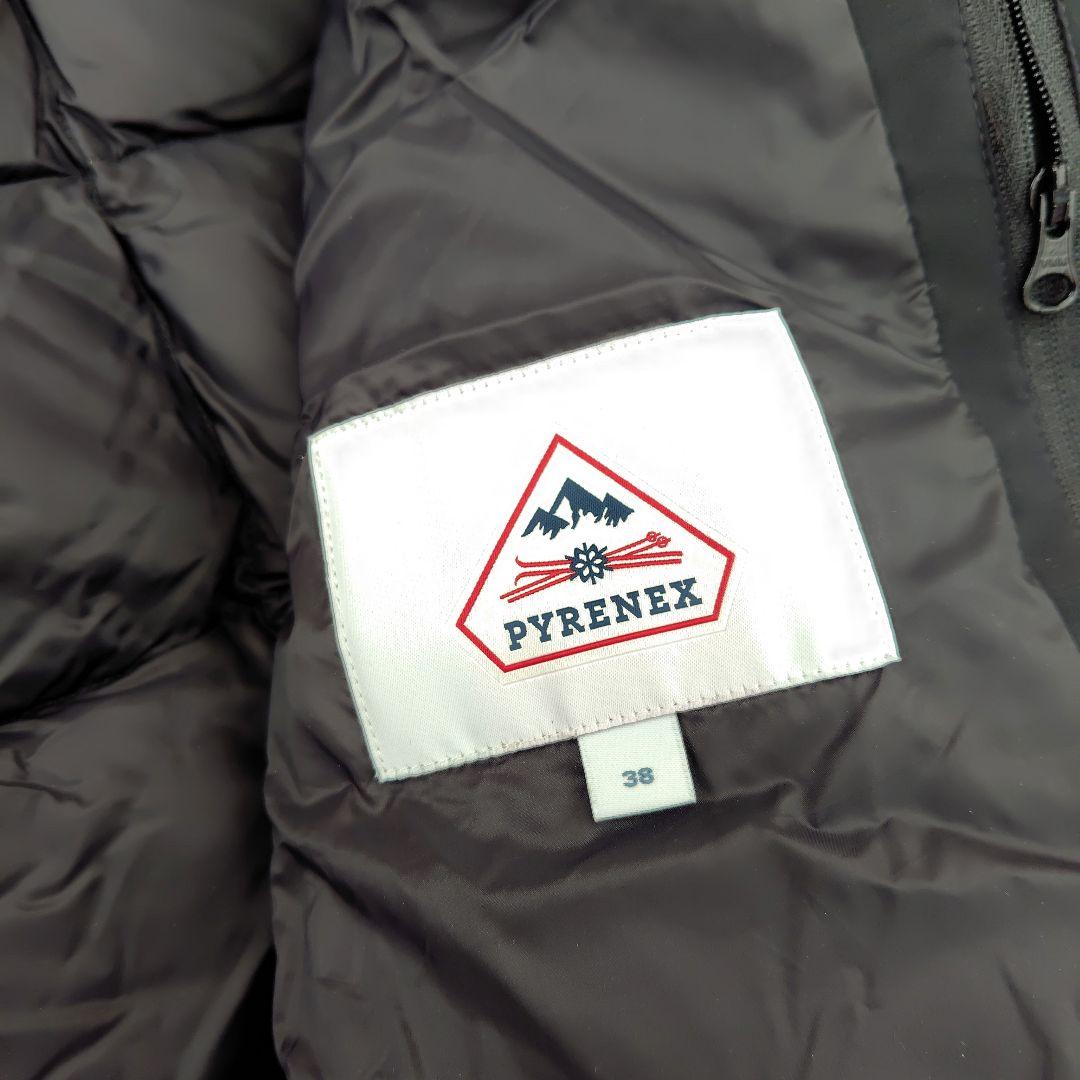 【中古美品】ピレネックス　ナクル　ダウンジャケット　サイズ38