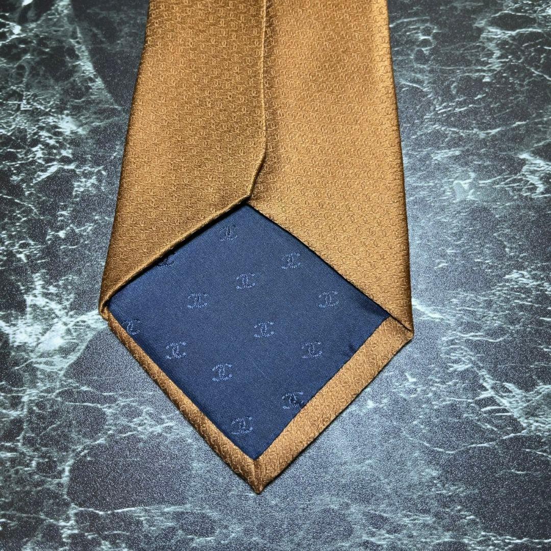 CHANEL シャネル ココマーク チェーン シルクネクタイ