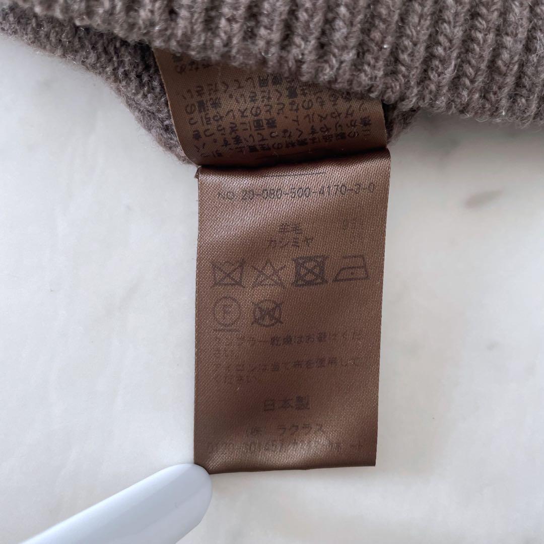 ドゥーズィエムクラス JADE タートルネックプルオーバー カシミヤ混 ブラウン