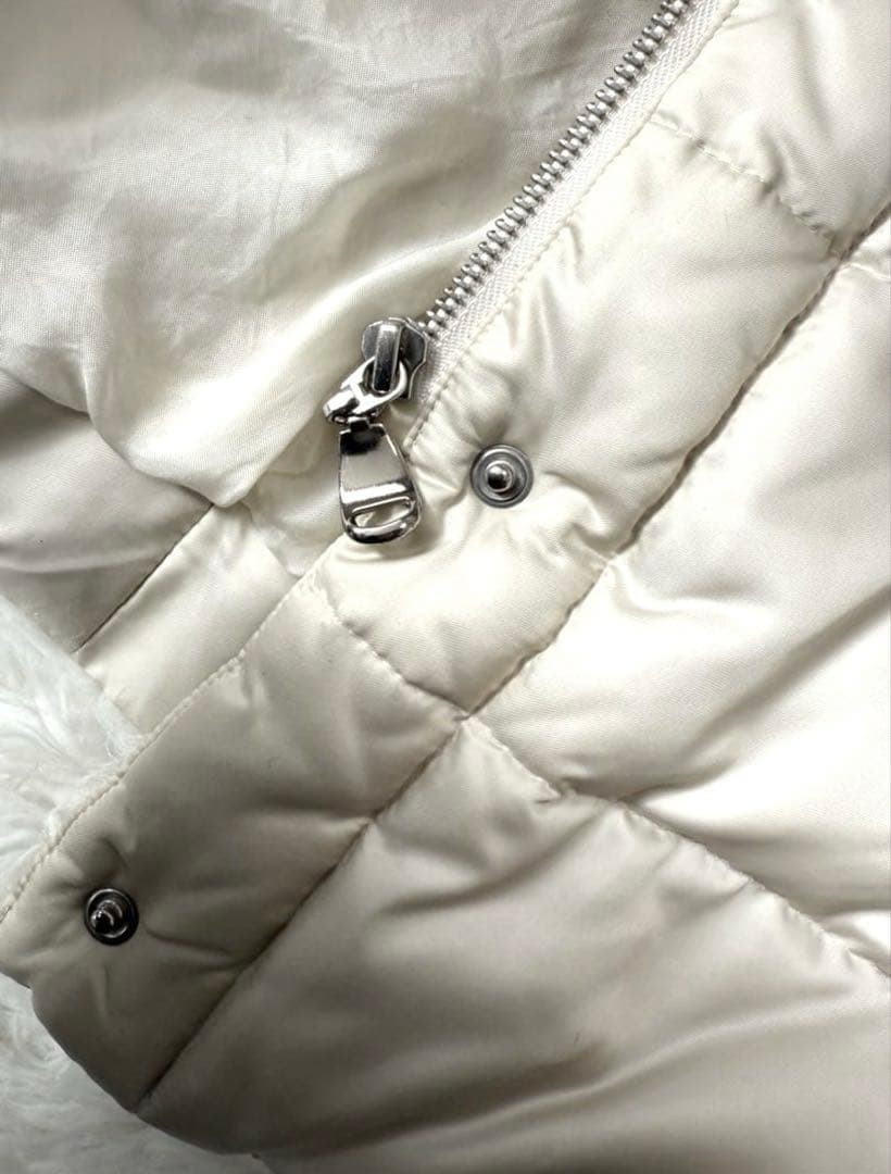 【レリアン】ダウンコート☆ダウン90%☆日本製生地☆オフホワイト ベージュ