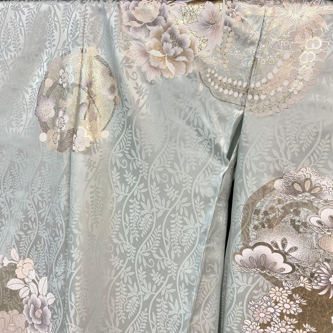 ■オーダー仕立て付き■新作■水色正絹振袖フルセット■振袖一式■成人式