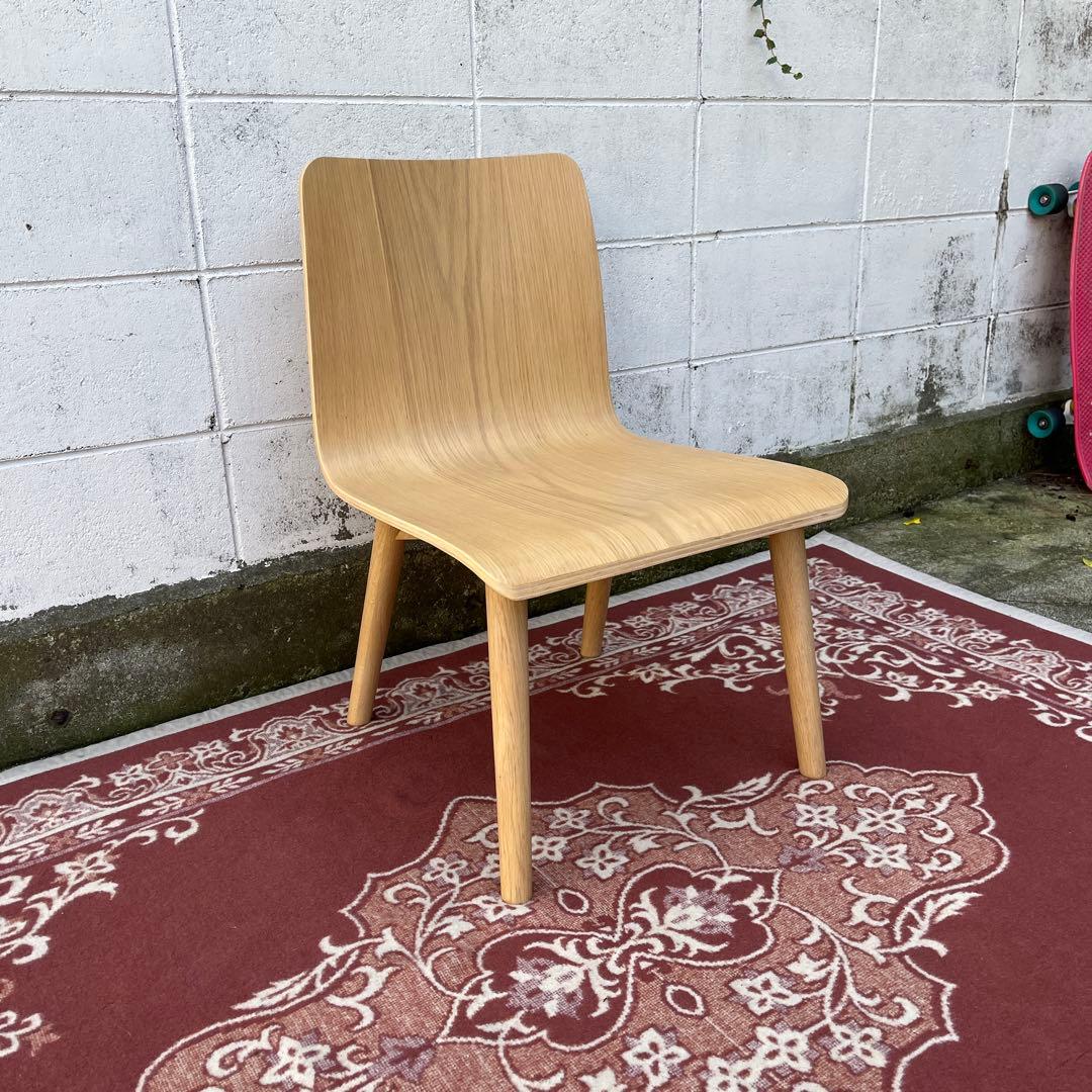 高品質◾️oliver オリバー プライウッド座面 木製チェア 椅子 イス A