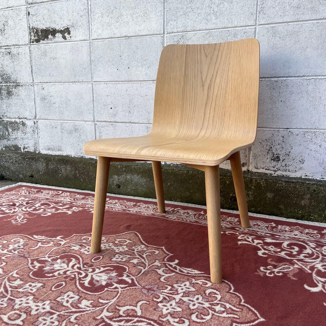 高品質◾️oliver オリバー プライウッド座面 木製チェア 椅子 イス A