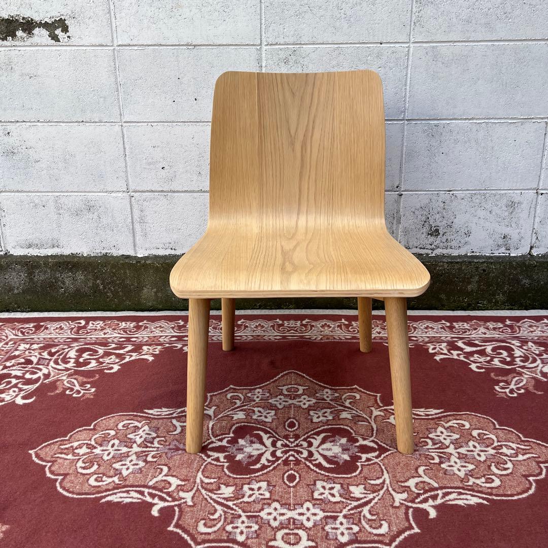 高品質◾️oliver オリバー プライウッド座面 木製チェア 椅子 イス A