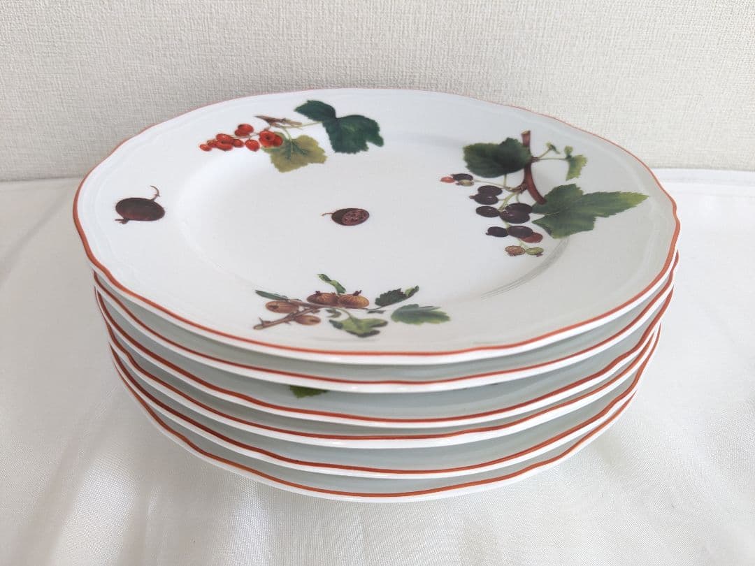 リチャードジノリ 木の実 果実 プレート 6枚セット