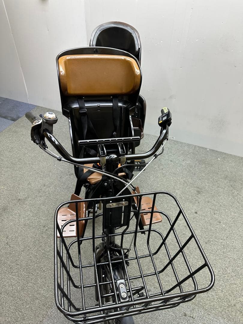 人気な車種　パナソニックギュットアニーズ　3人乗り電動自転車　チャイルドシート付