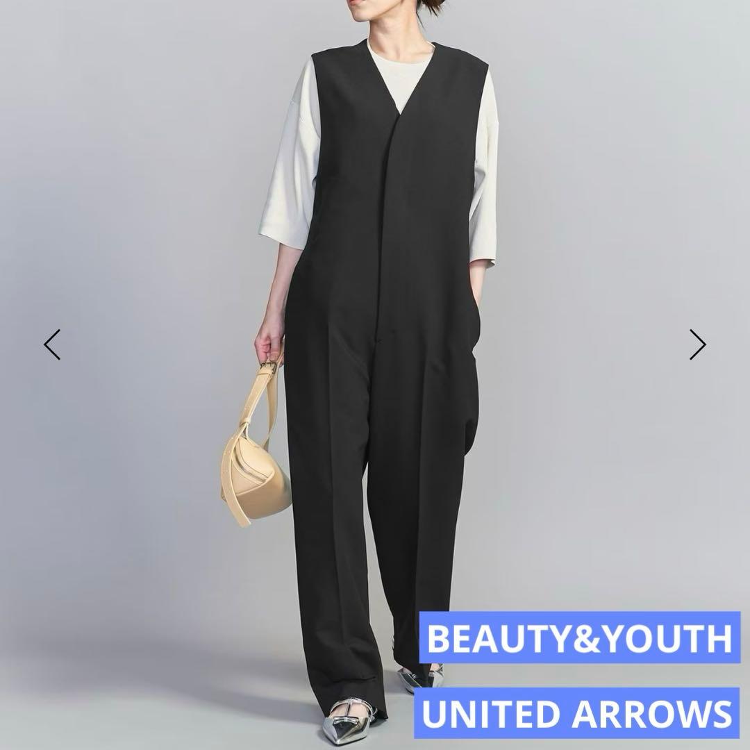 UNITED ARROWS BEAUTY&YOUTH Vネックオールインワン