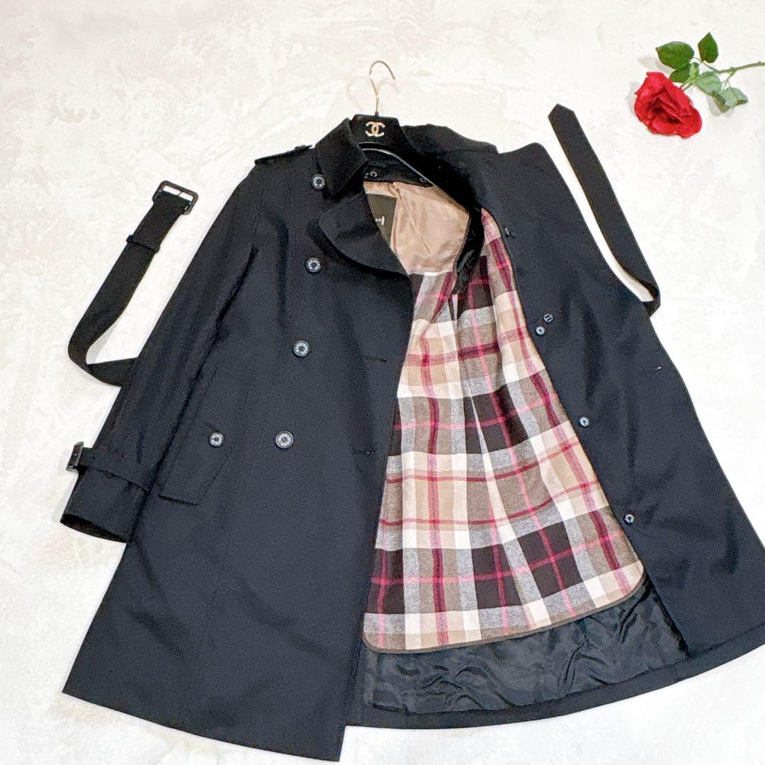 未使用✨　マッキントッシュ　ロンドン　トレンチコート　ブラック　38