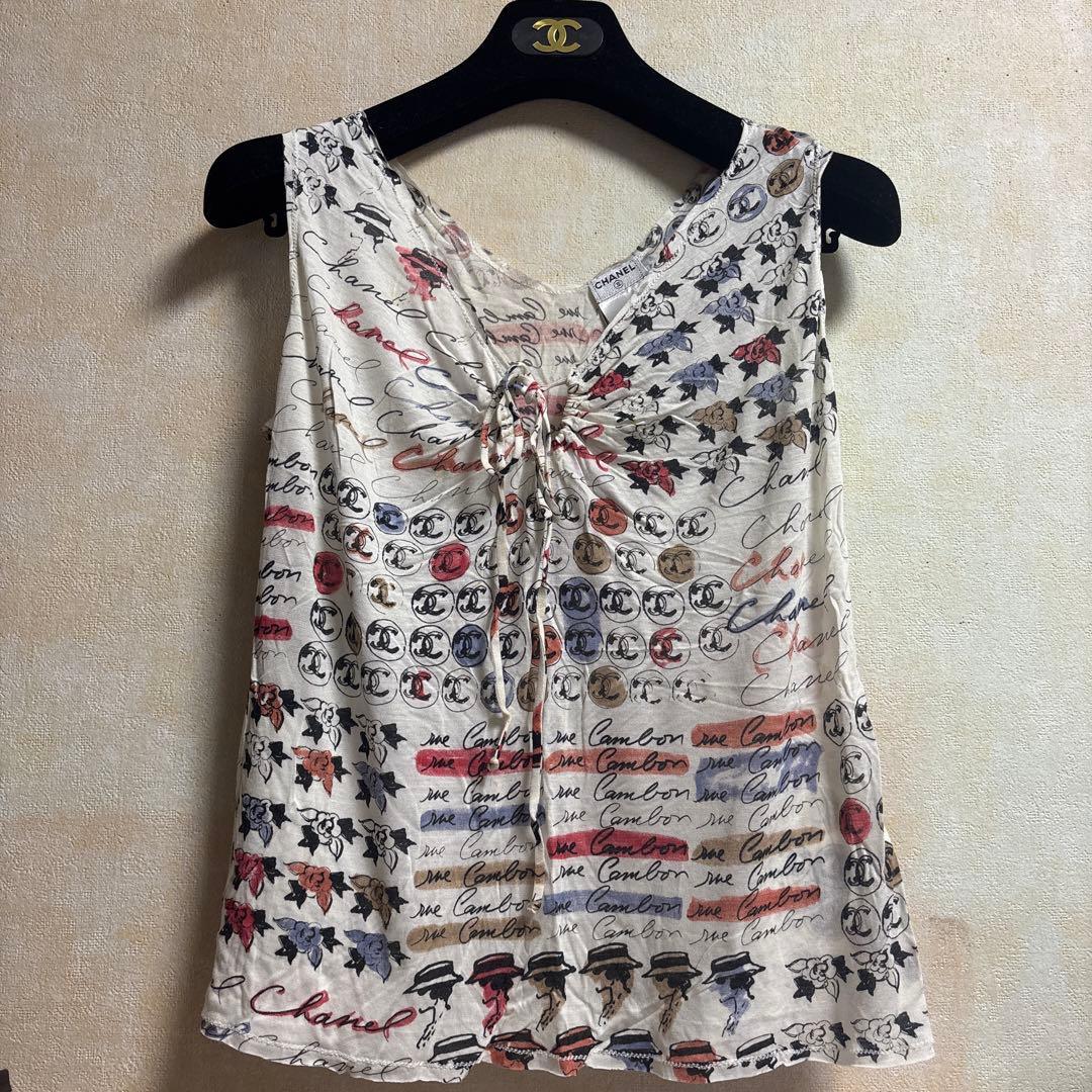 セール中 激レア ヴィンテージ シャネル ロゴカットソー